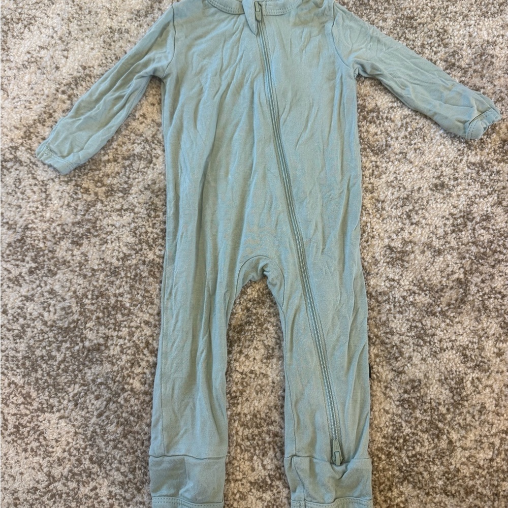 Kyte Baby Sage Green Onesie with Bamboo Fabric